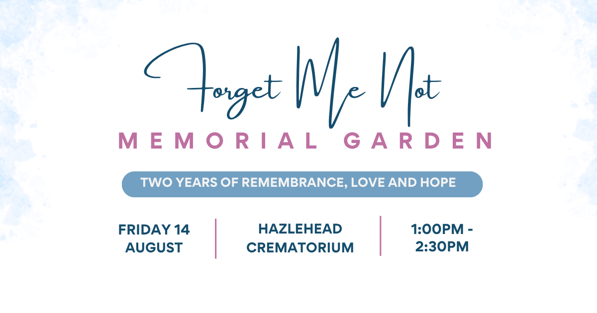 Join Us to Mark the Second Anniversary of the Forget Me Not Garden