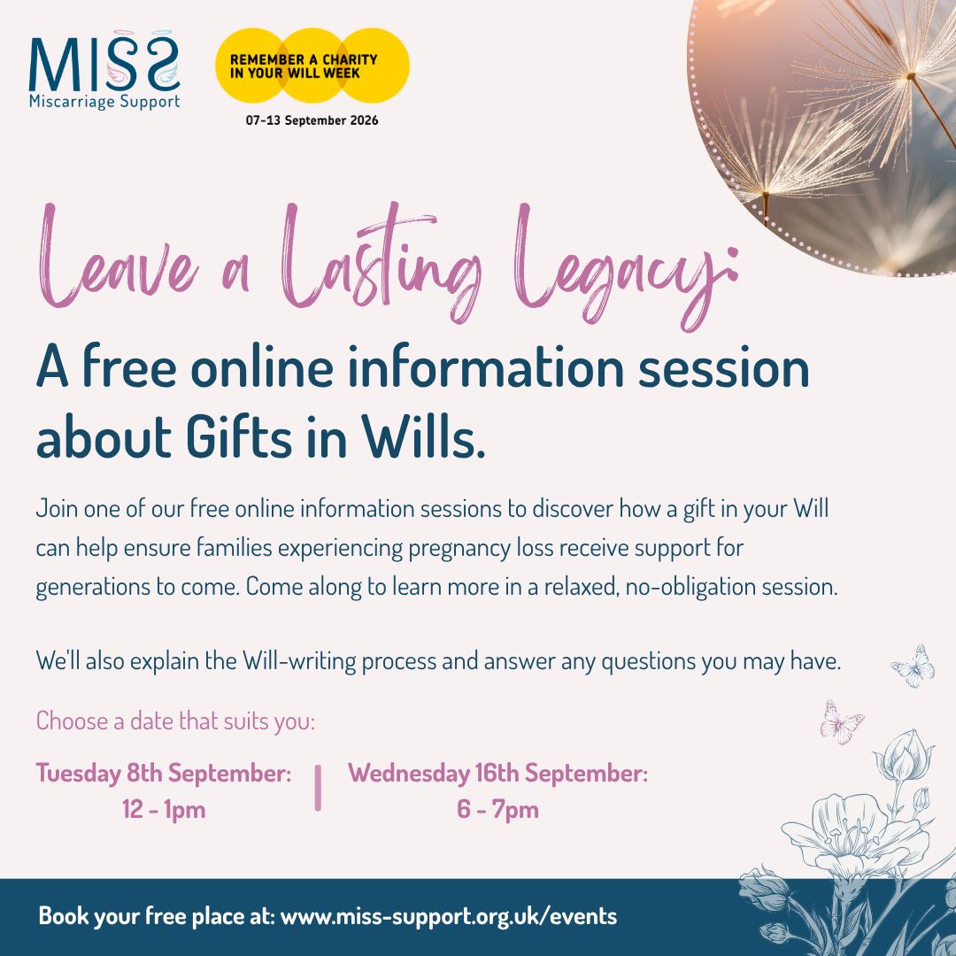Leave a Lasting Legacy: Gifts in Wills Information Session 