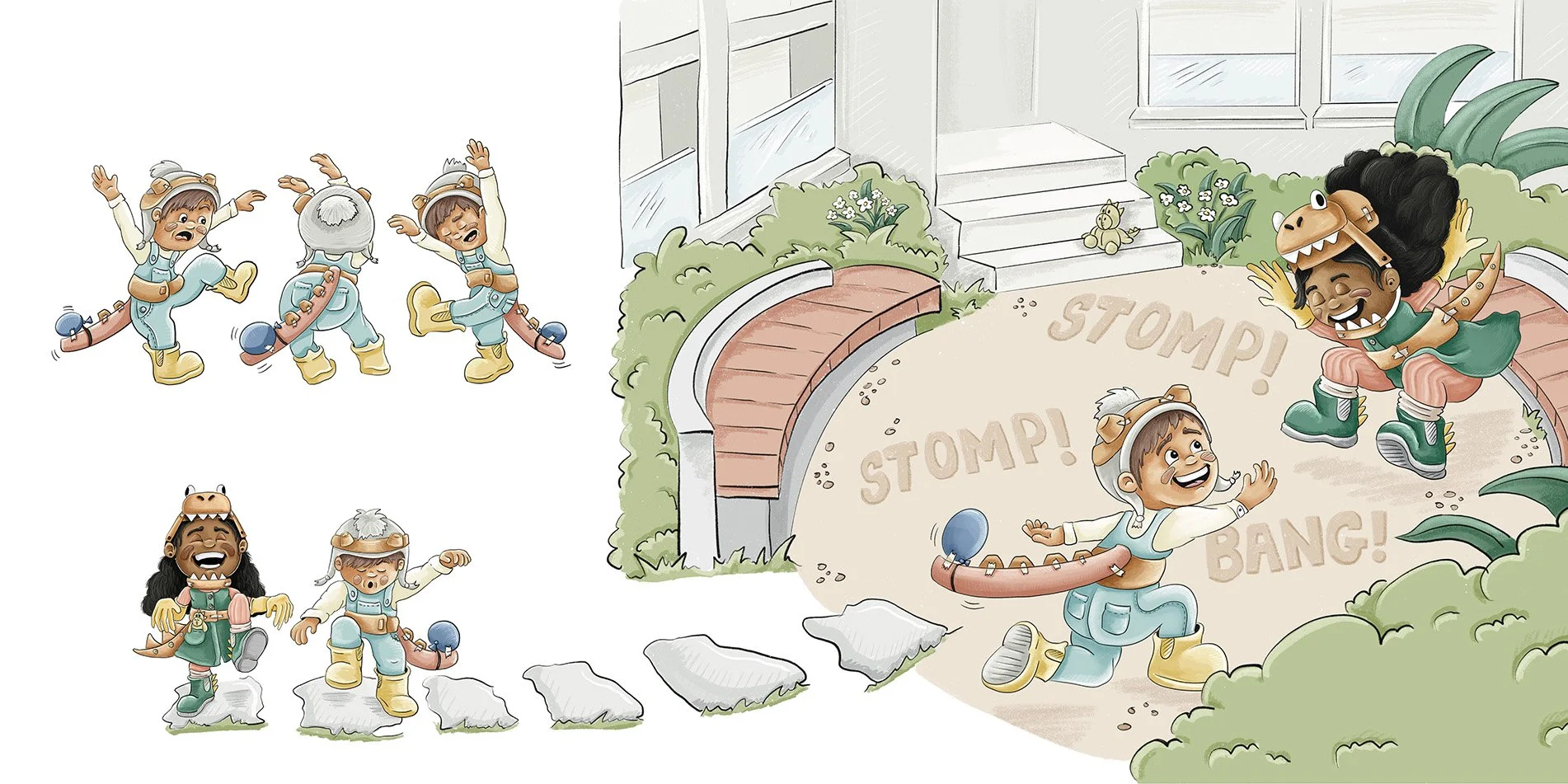 Dinosaur Stomp Double Page Spread low.jpg
