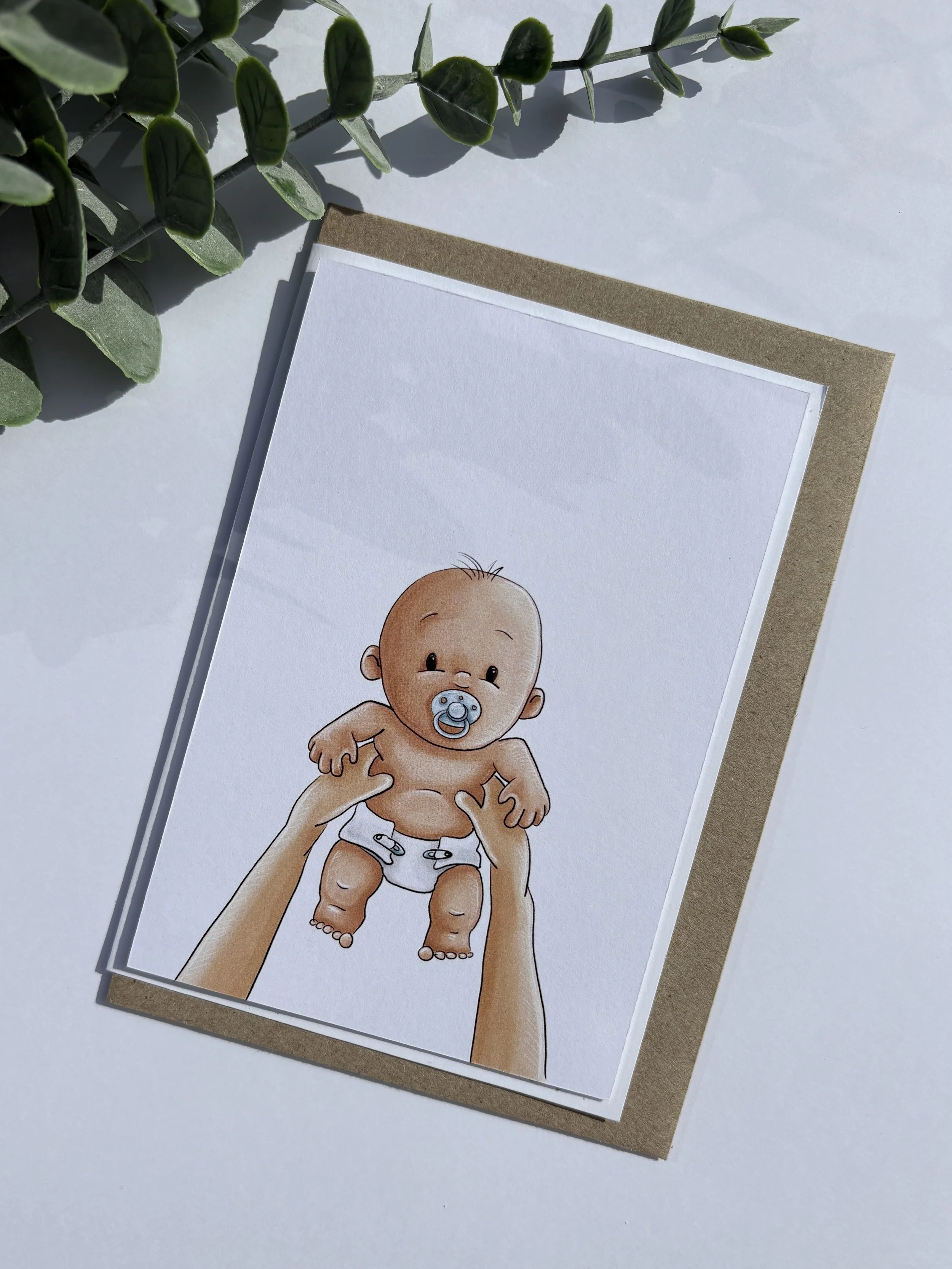 Little Love Baby Blue Card