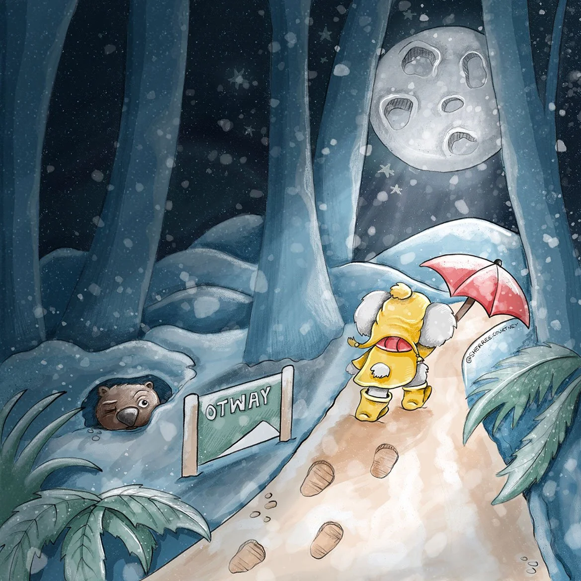 Through snow Australian Animals.jpg