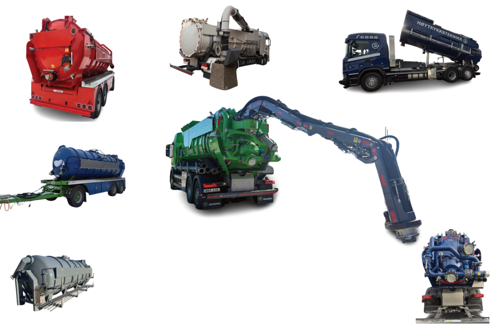 Megins produktsortiment med torrsugar och föravskiljare.