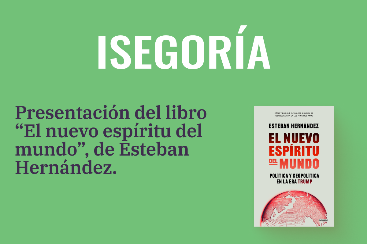 Presentacion: El nuevo espíritu del mundo, de Esteban Hernández