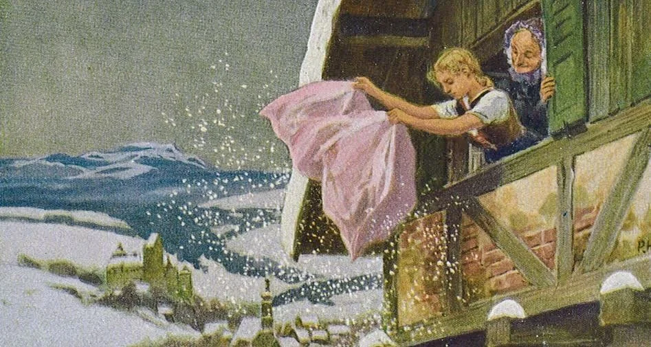 Die große Urmutter Frau Holle 