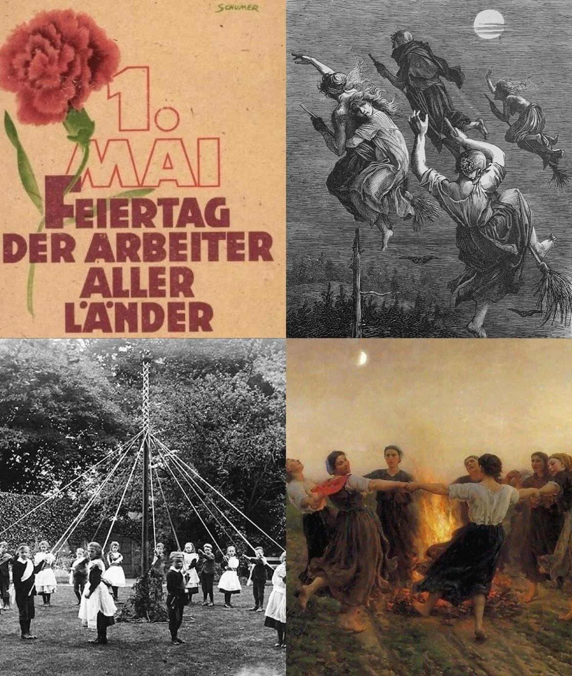 Walpurgisnacht, Beltane und der Maifeiertag – Ursprung, Unterschiede und wahre Bedeutung
