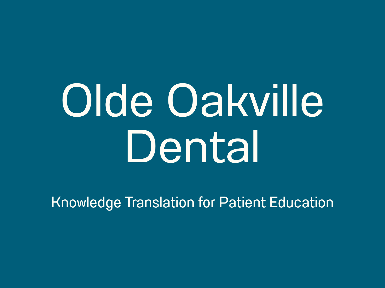 Olde Oakville Dental