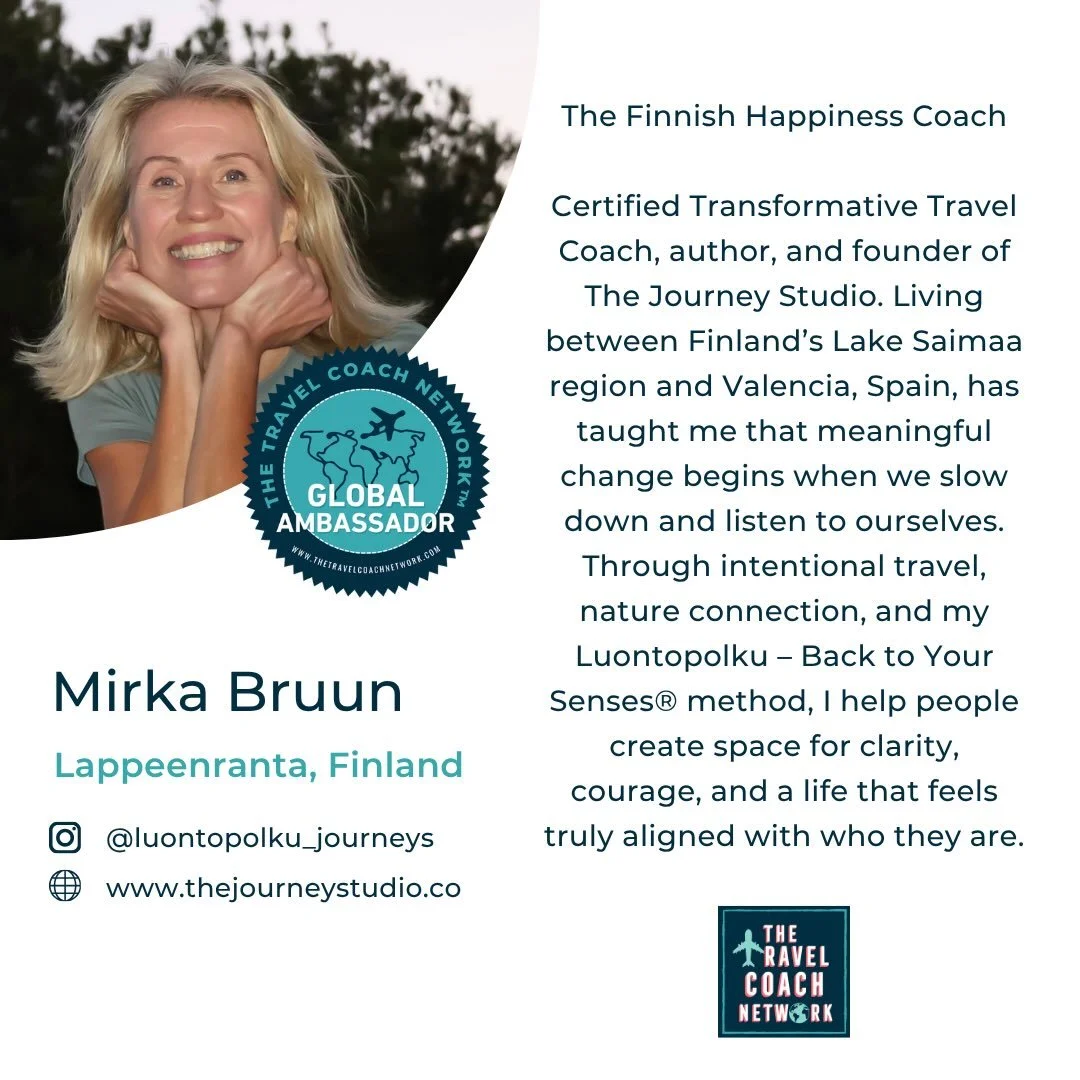 There is something appropriately funny about The Finnish Happiness Coach spending her winters in Spain. 🇫🇮🇪🇸

But maybe that is exactly the point.

There is no one recipe for happiness. We each have to find our own way; by listening inward and ma