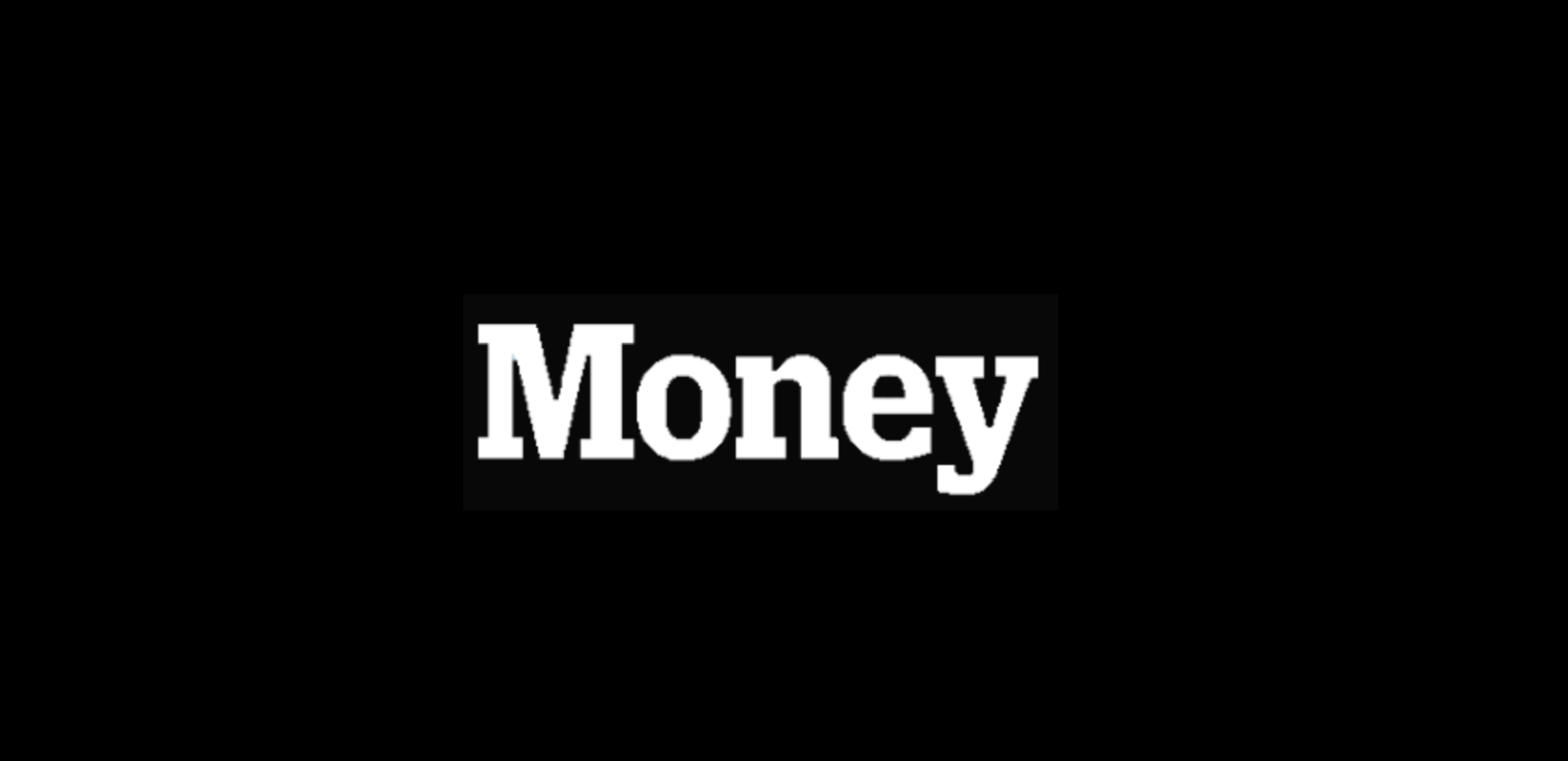 "Money" text in bold font on black background