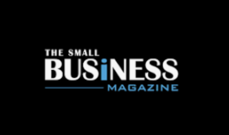 Logo: 'The Small Business Magazine' on black background