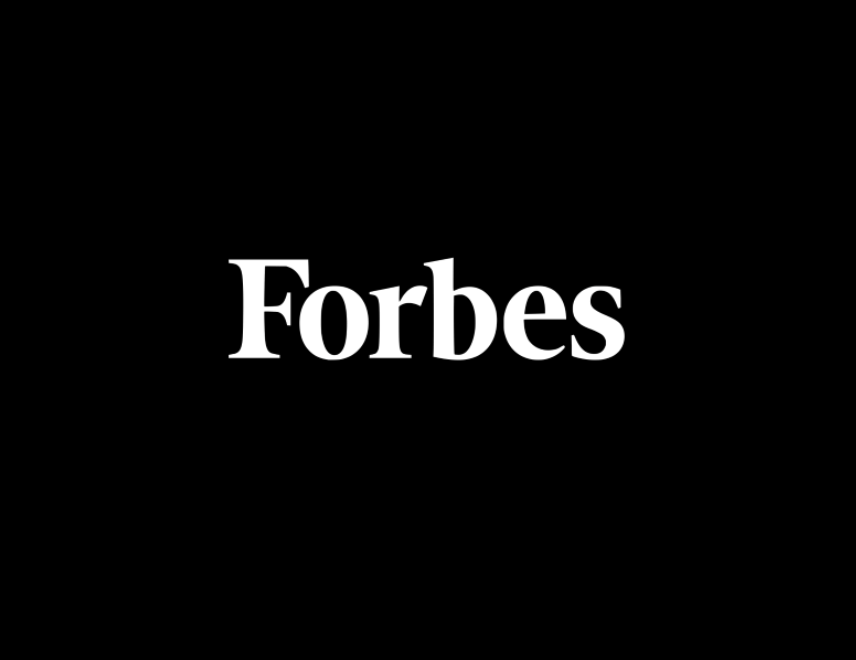 Forbes logo on black background