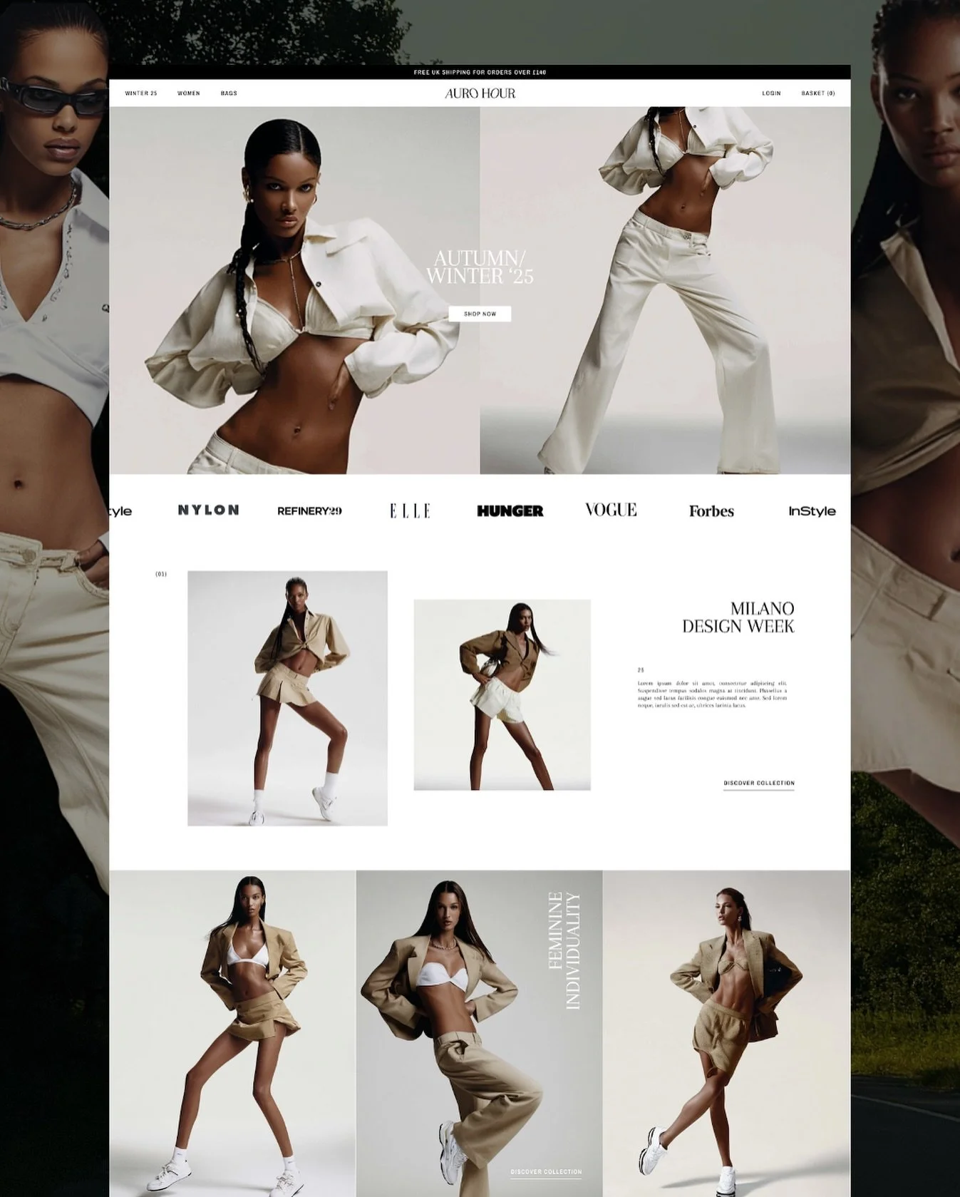 Following on from our brand reveal for the dreamy Auro Hour, we recently finalised the Shopify design (moving into development shortly). 

Loveee the simplicity of this one and had soo much fun designing this concept❣️ 

work completed:
- brand strat