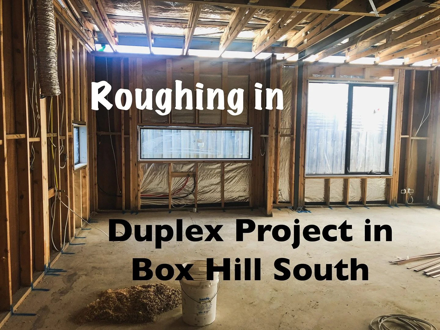 Throwback to our stunning duplex project in Box Hill South!

We&rsquo;re reminiscing about the rough-in stage of this build &mdash; one of the most exciting parts of any project. It&rsquo;s when the vision truly starts coming to life, with plumbing, 