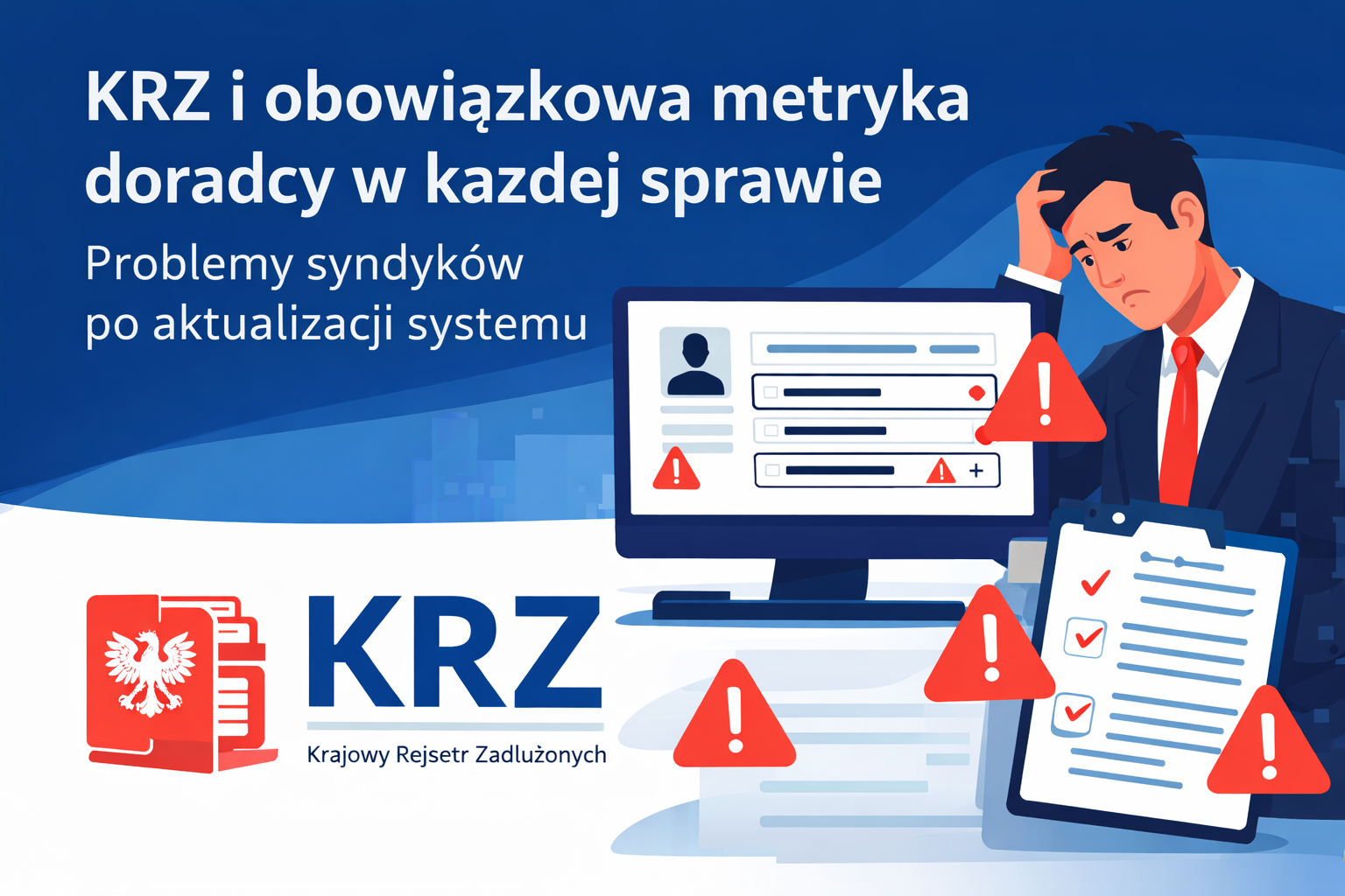 KRZ i metryki bez końca – dlaczego system zamiast pomagać, utrudnia pracę syndyków?