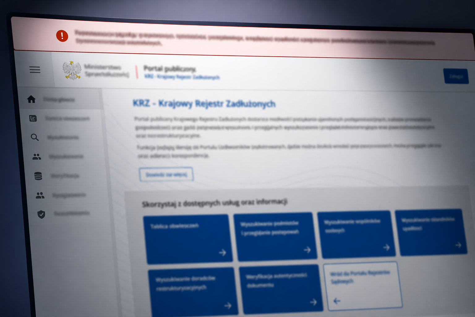 13.04.2026r. KRZ znów nie działa – to jest powtarzalny problem, nie incydent