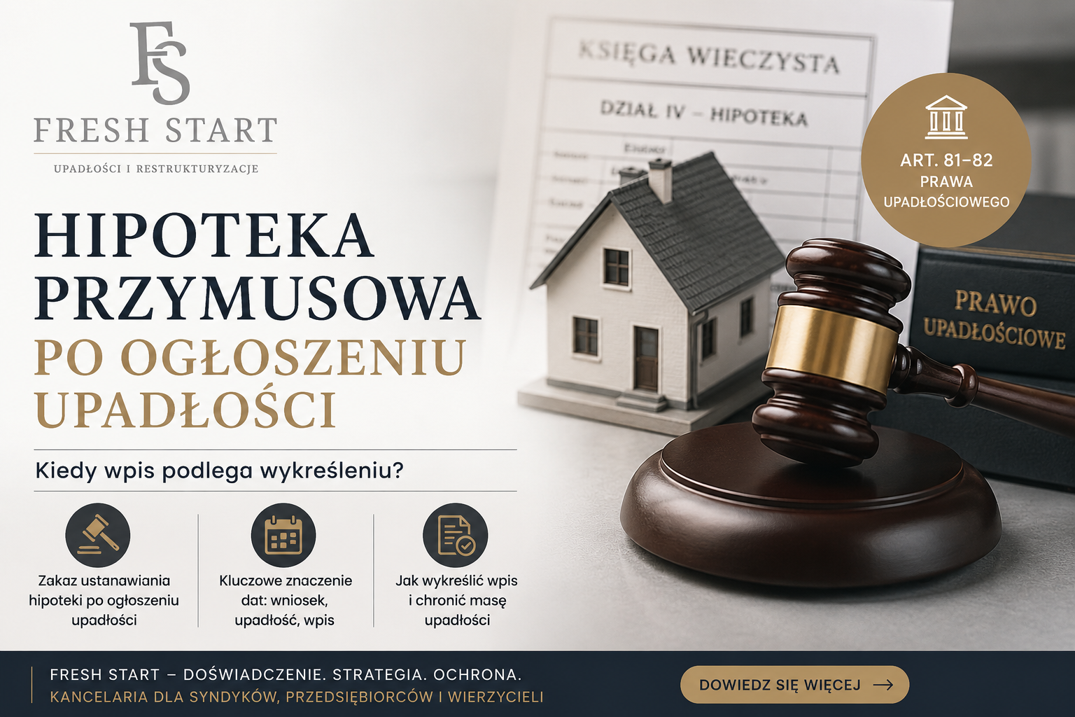 Hipoteka przymusowa po ogłoszeniu upadłości – kiedy wpis podlega wykreśleniu?