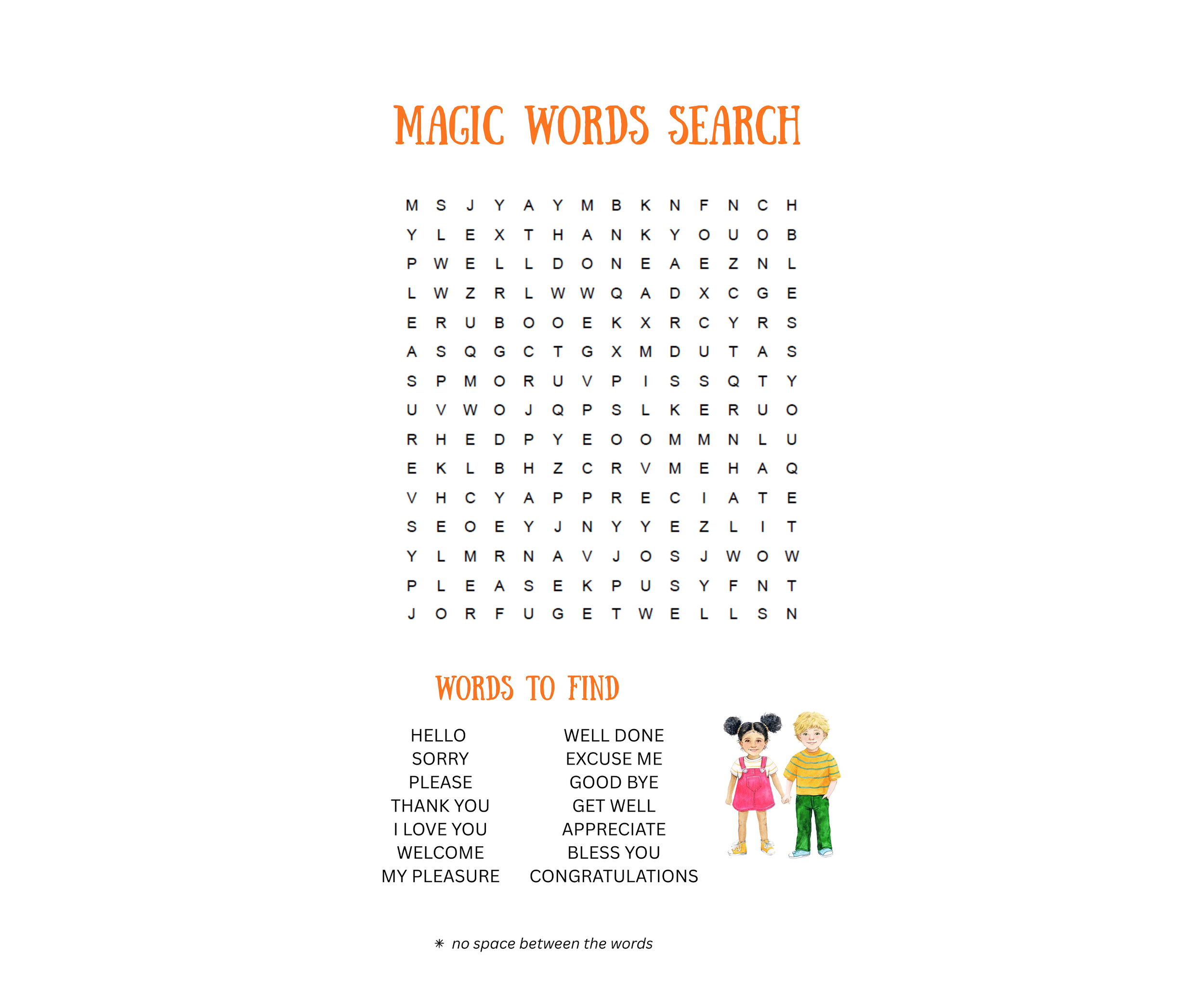 MAGIC WORDS WORD SEARCH PUZZLE – FREE PRINTABLE ACTIVITY