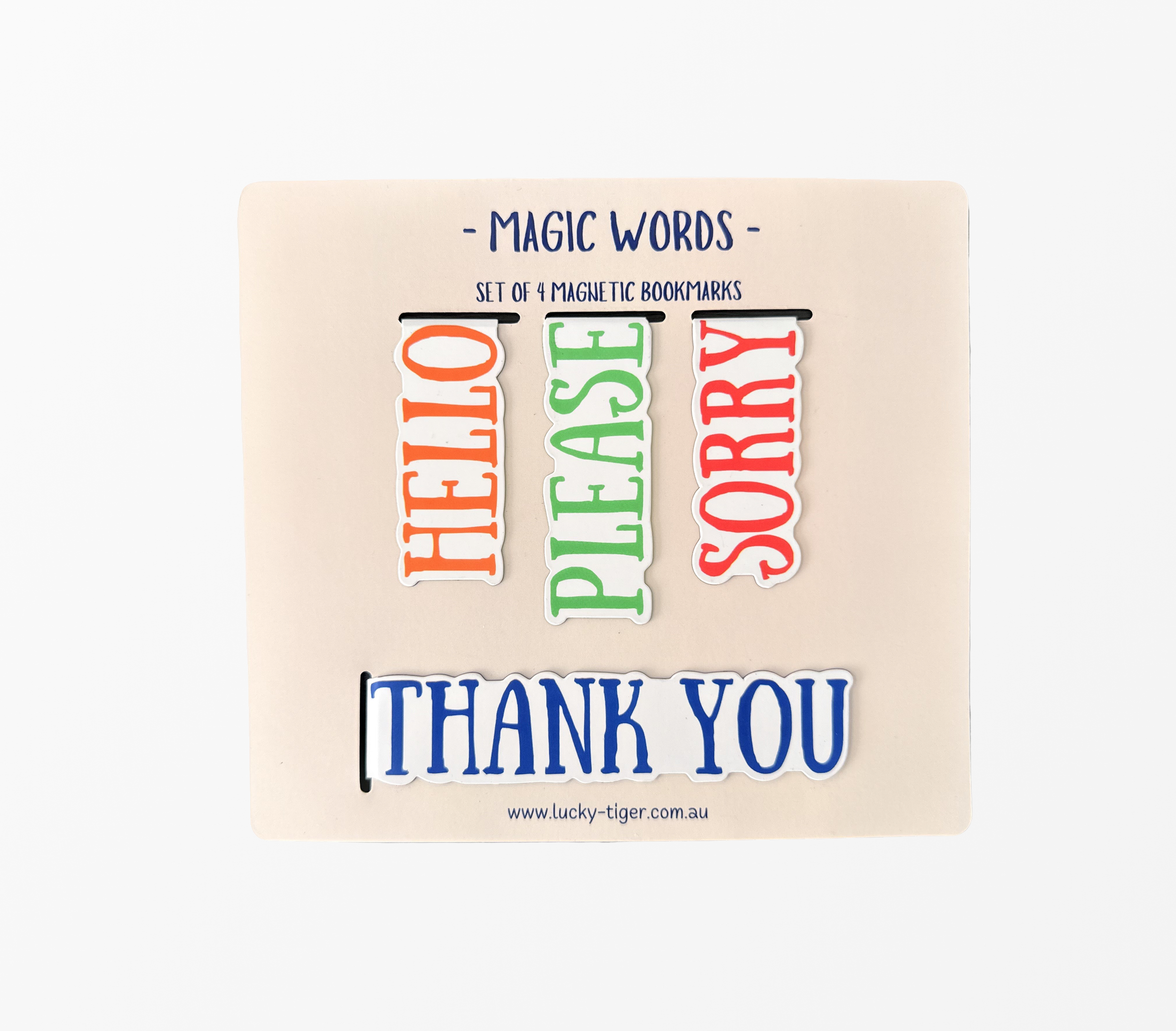 MAGIC WORDS MAGNETIC BOOKMARKS