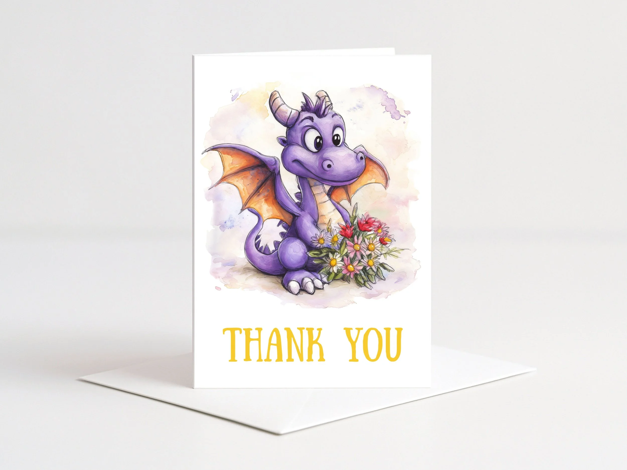 DRAGON THANK YOU CARD