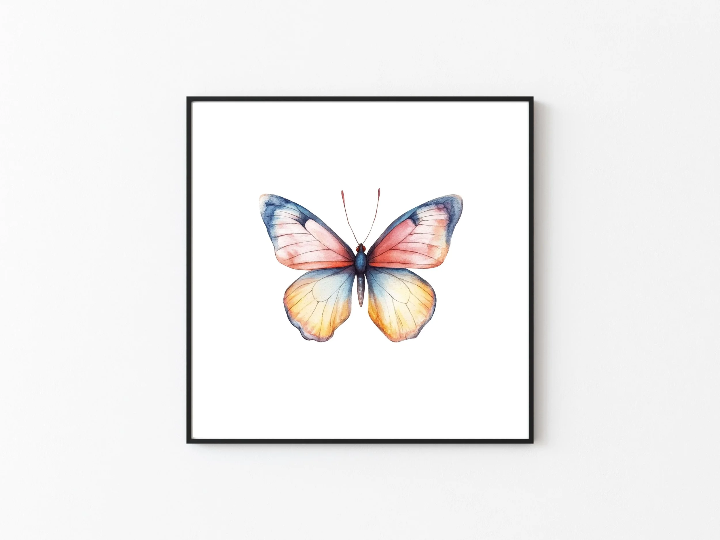BUTTERFLY NURSERY PRINT