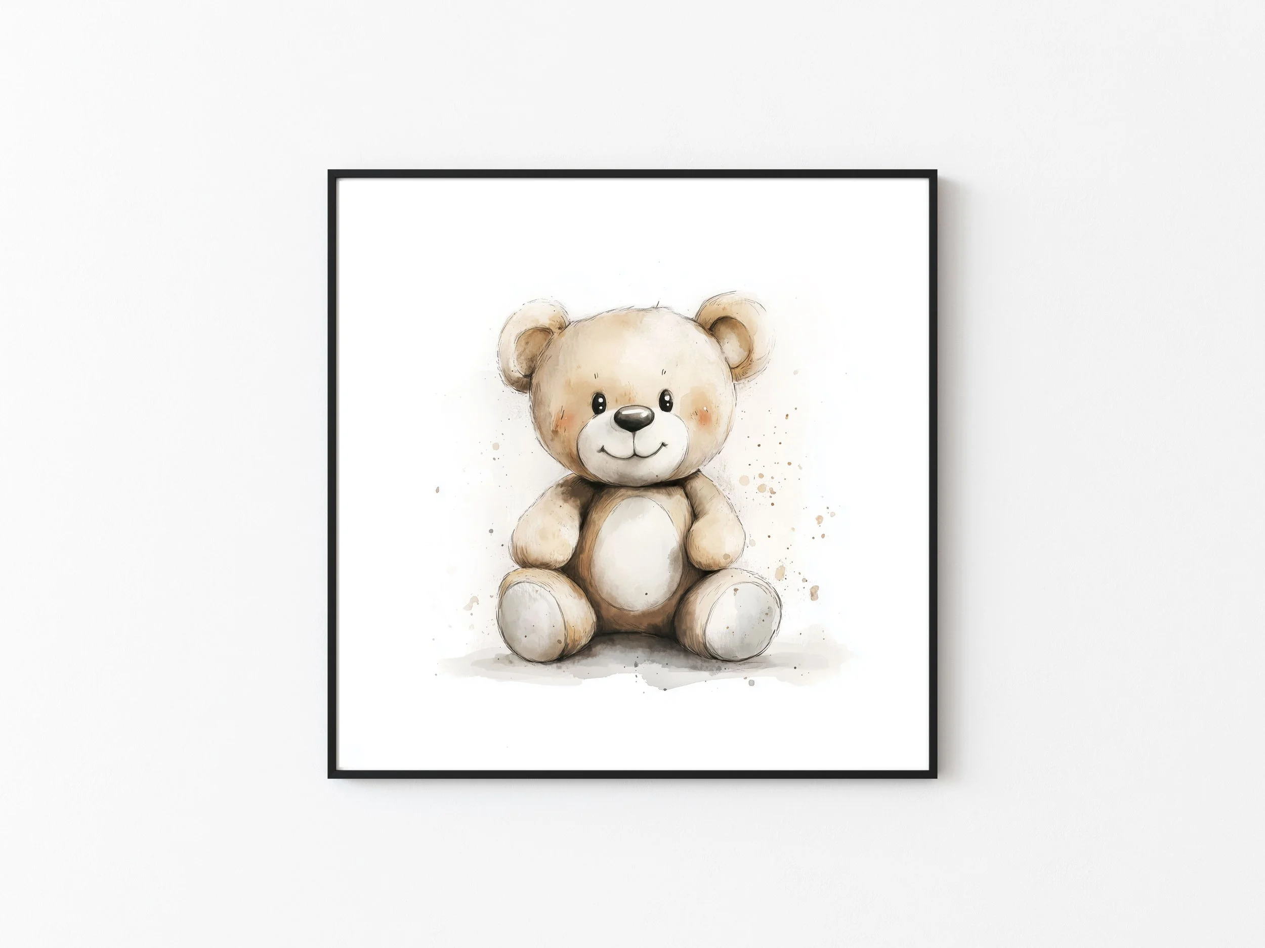 TEDDY BEAR NURSERY PRINT