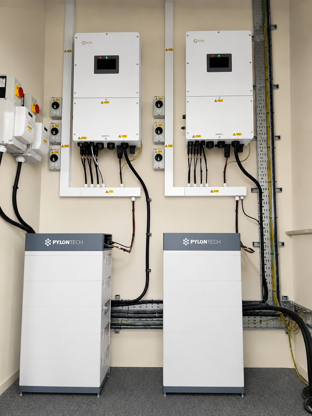 Commercial battery storage system