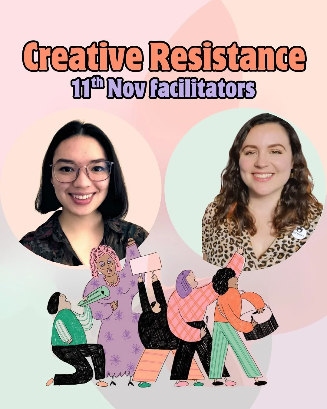 We&rsquo;re really looking forward to hosting the first Creative Resistance session at @queercircle on Tuesday the 11th Nov, 6:30pm-8:30pm ☺️

Expect:
👥 A space to socialise and meet others interested in creative resistance

👀 To explore how differ