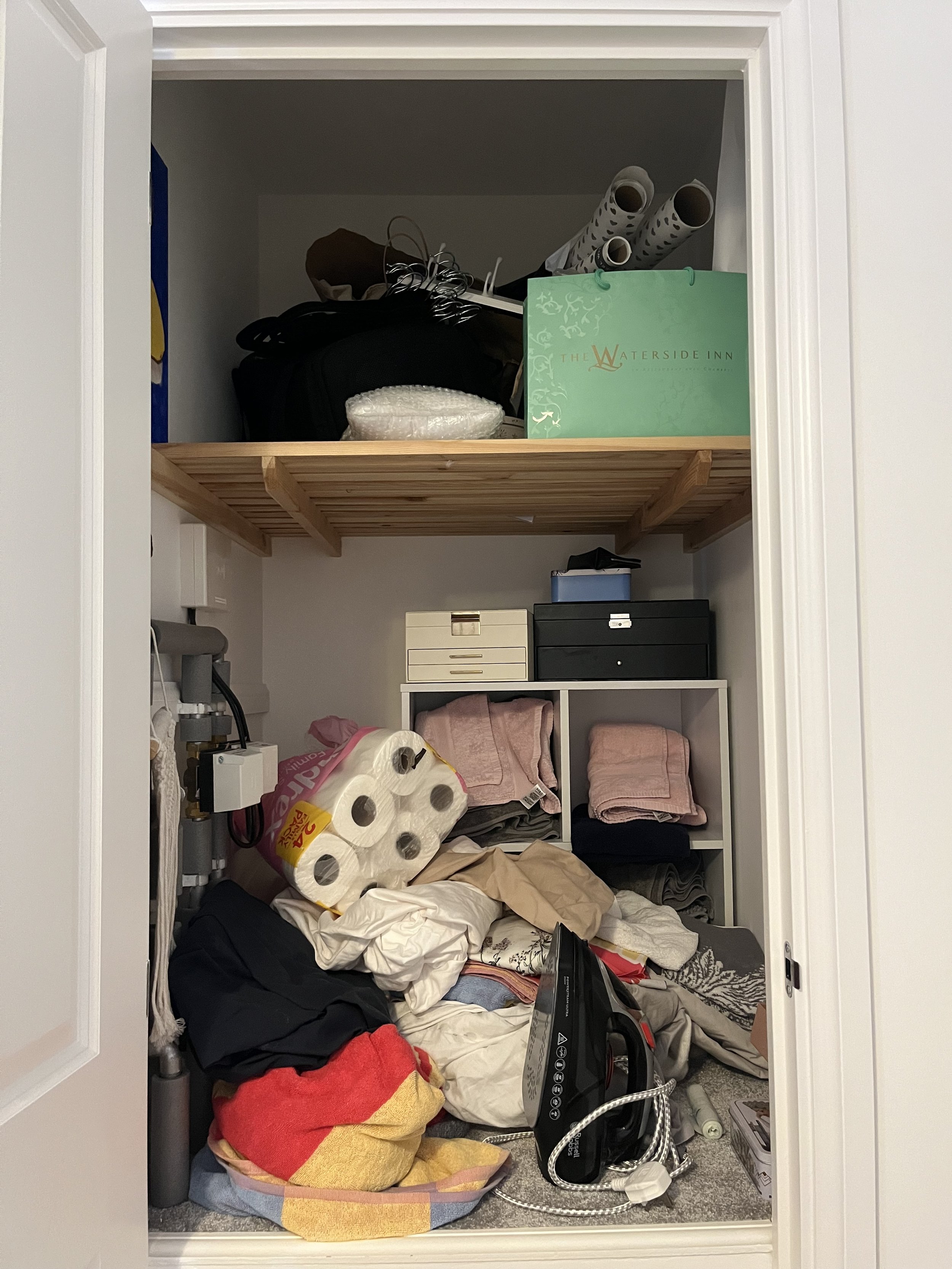 Before storage cupboard sort out