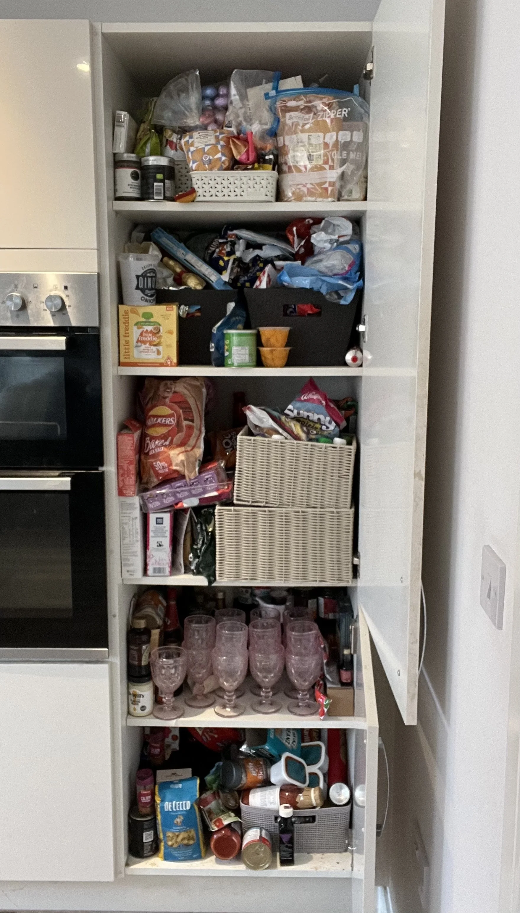 Before - Kitchen cupboard clear out
