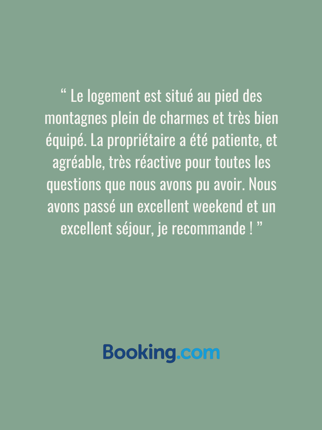 Avis Booking Bastide