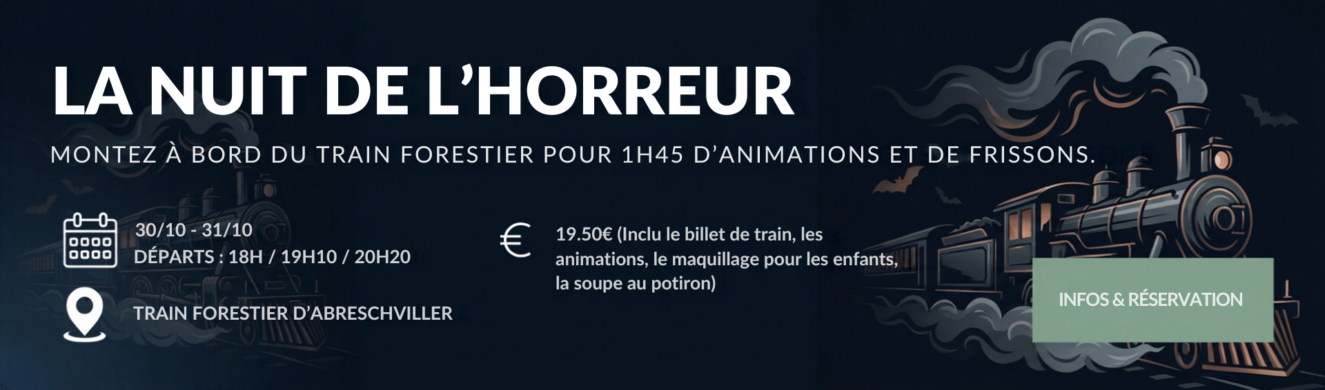 Train forestier Abreschviller spécial Halloween