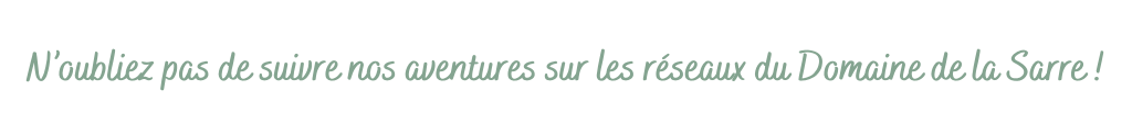 Domaine de la Sarre Abreschviller réseaux sociaux