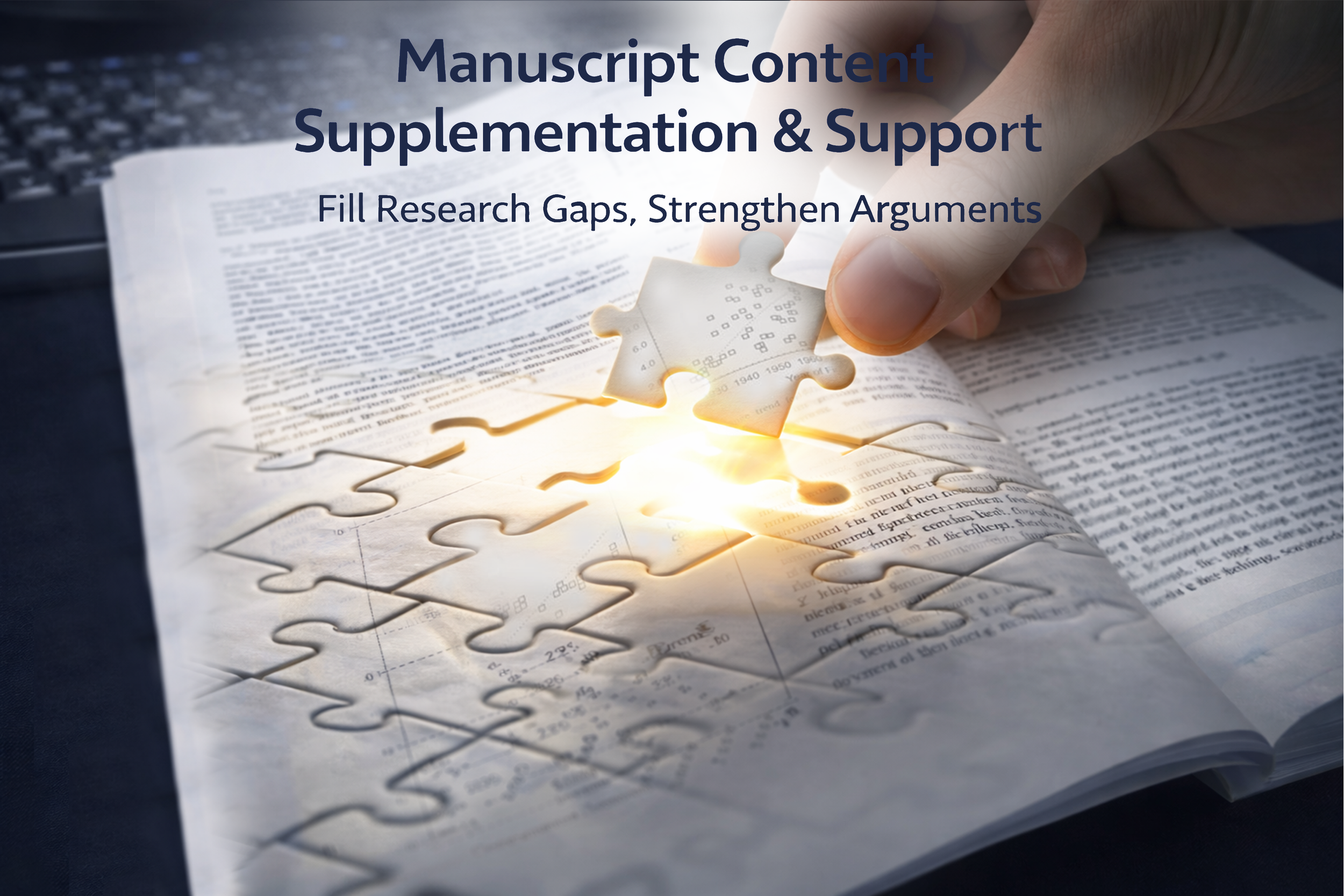 Manuscript content supplementation & support