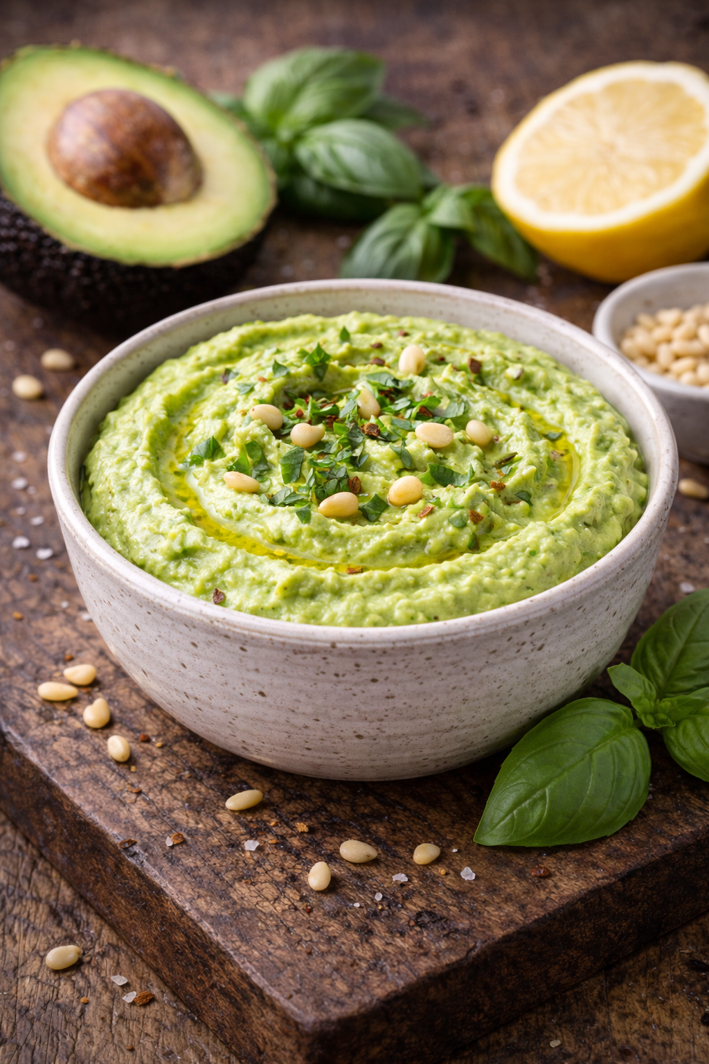 Cremet Avocado-Pesto