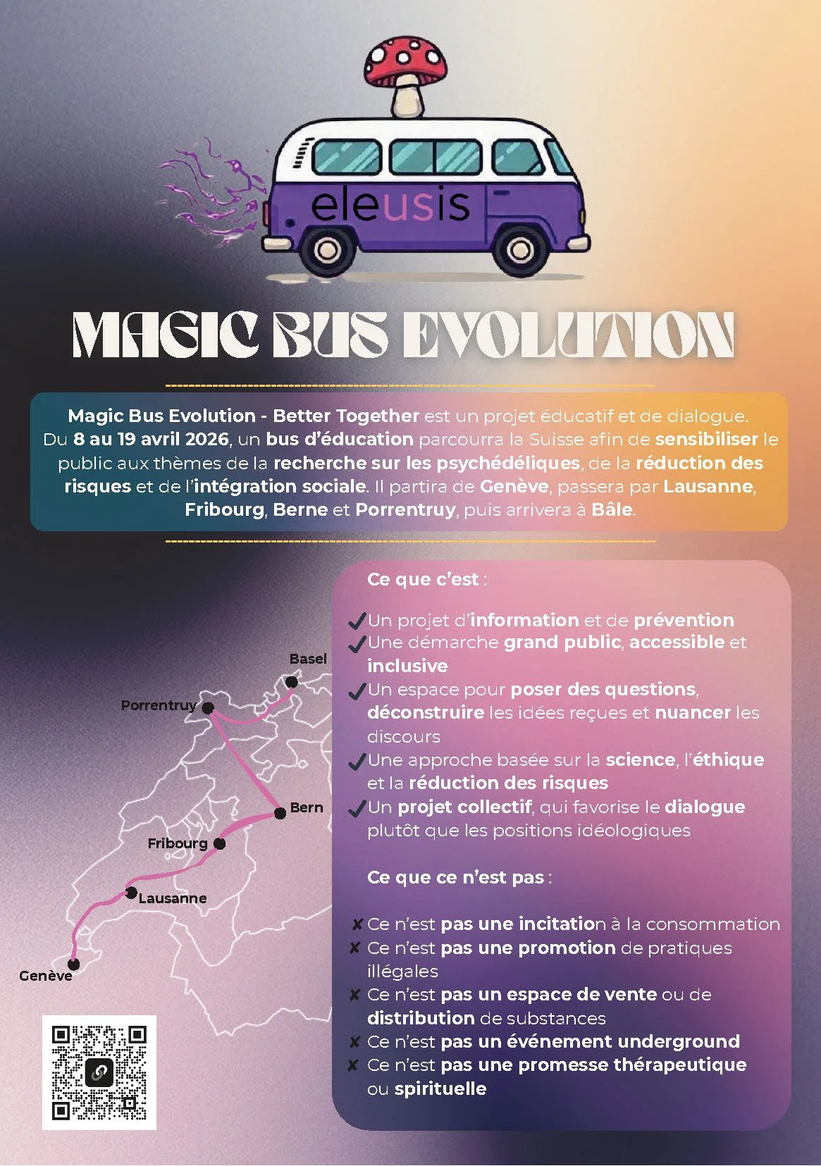 Magic Bus Evolution - Tournée avec en Suisse