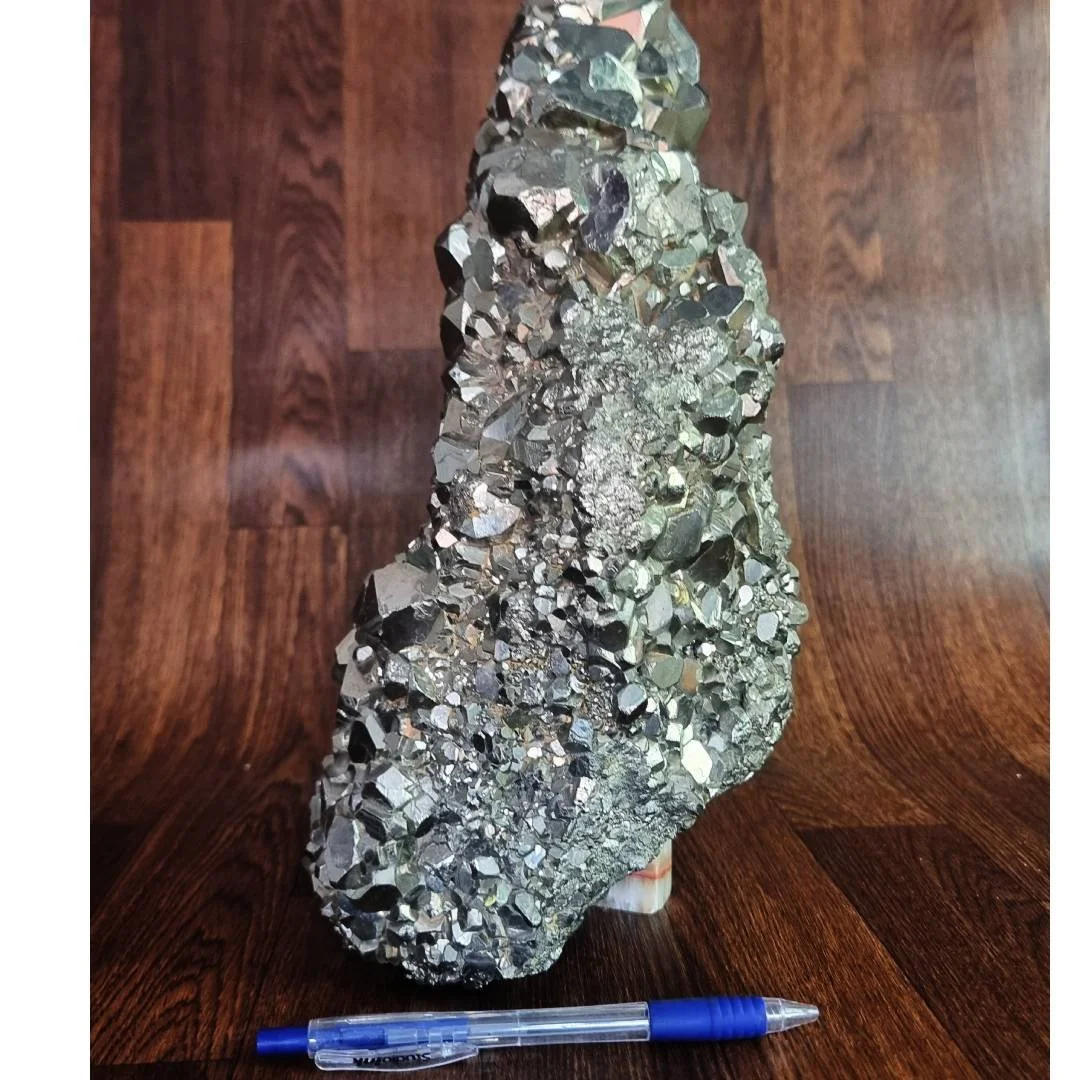 005bsq pyrite crystal tower 10.5 kg.jpg