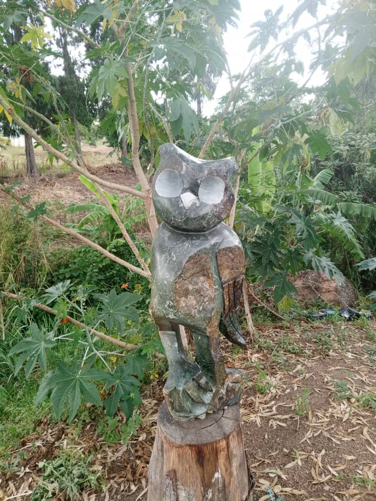 Green Opal Owl