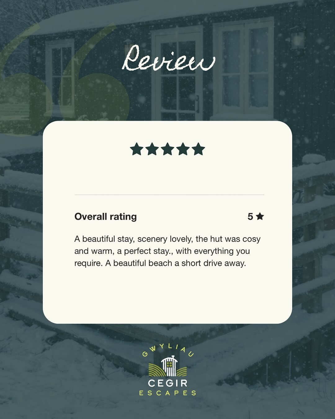 Nothing makes us happier than your feedback ⭐⭐⭐⭐⭐ Diolch 💕

#Reviews
#CustomerReviews
#ClientFeedback
#Testimonial
#HappyCustomers
#5StarReview
#CustomerLove
#VerifiedReviews