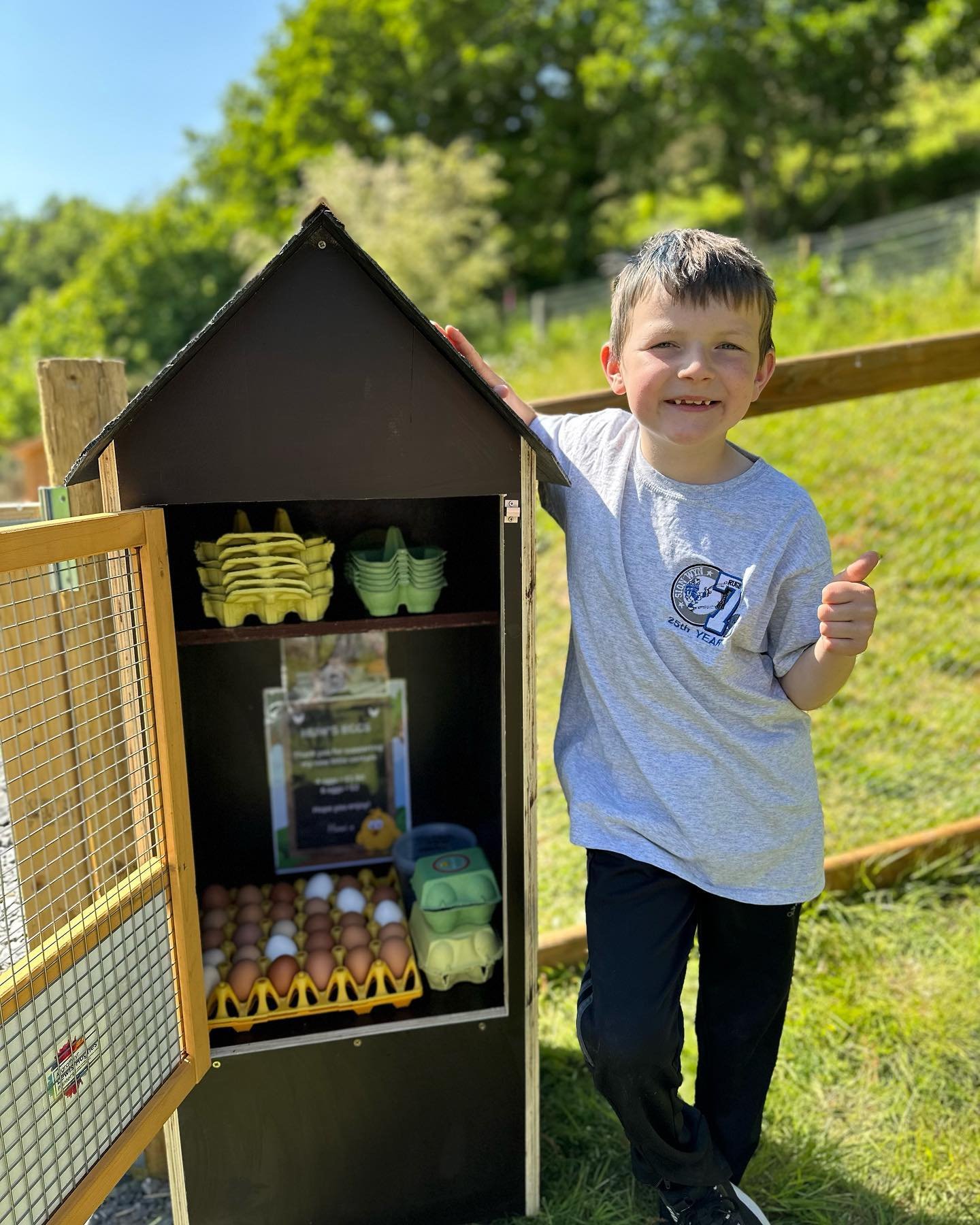 New venture ALERT ‼️

We have Huwi&rsquo;s fresh eggs for sale! Please feel free to grab a box of delicious free range eggs if passing 🍳🐓

Mae wyau ffres Huwi ar werth o&rsquo;r diwedd 🐓🍳 Mae nhw&rsquo;n blwmin lyfli 🌟

#honestybox #fresheggs #w