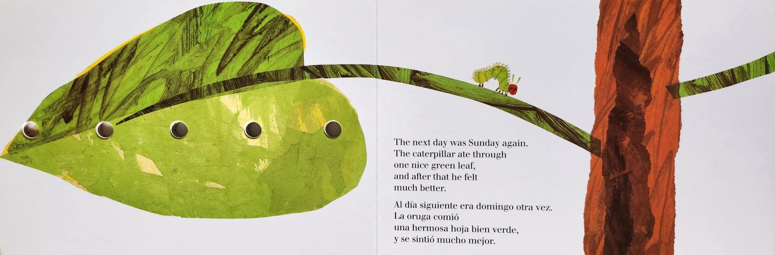 La oruga muy hambrienta