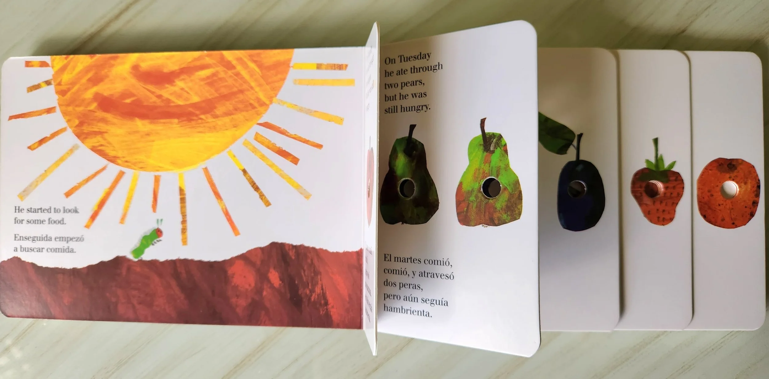 La oruga muy hambrienta