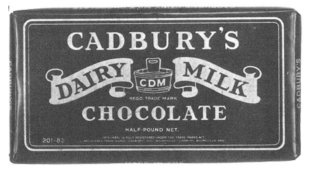 Envoltorio de chocolate Cadbury
