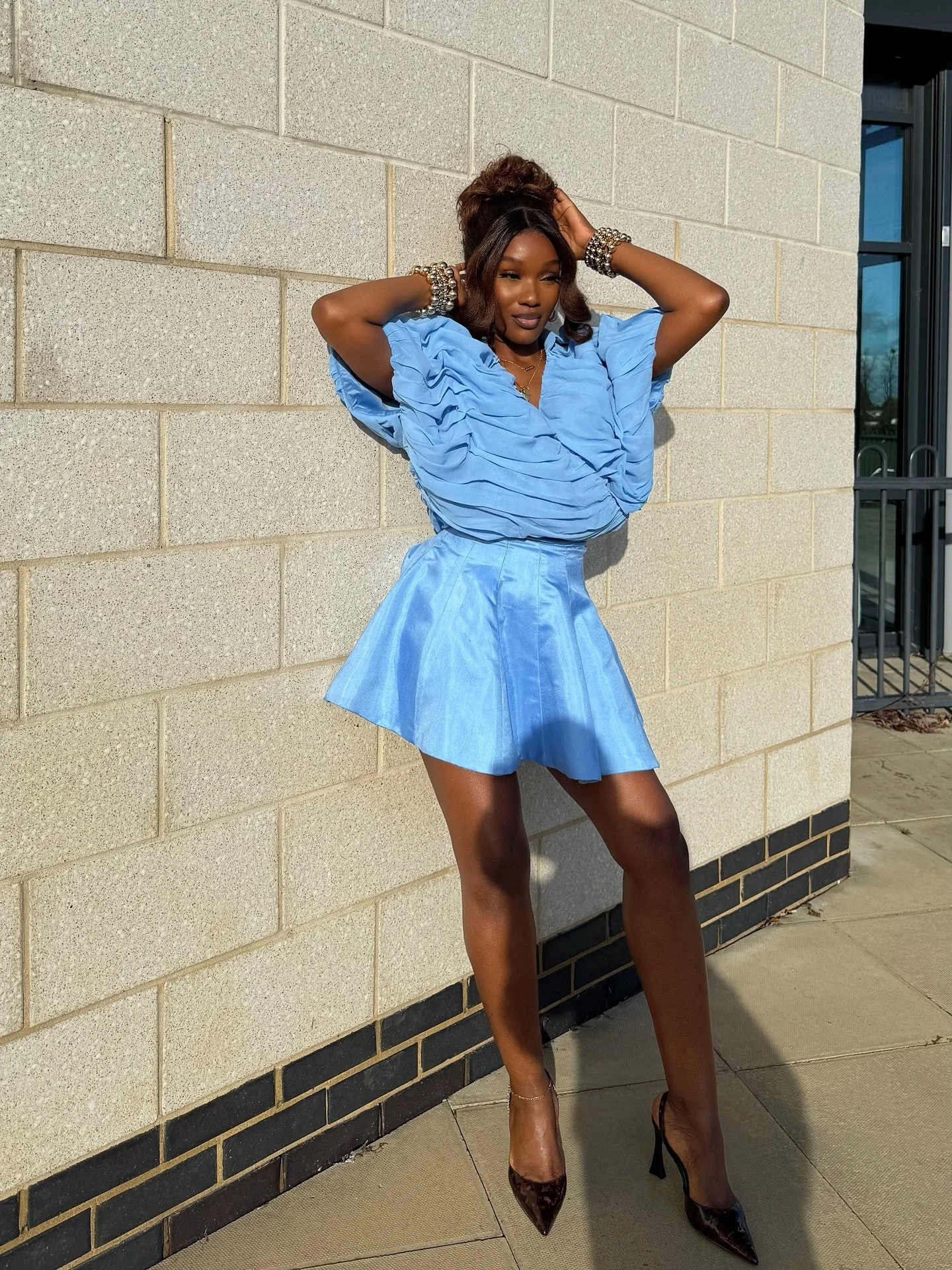 baby blue 🩵

wearing African fashion as purrr 🤌🏾🌍 #MadeInNigeria by @shopriran 💫💫