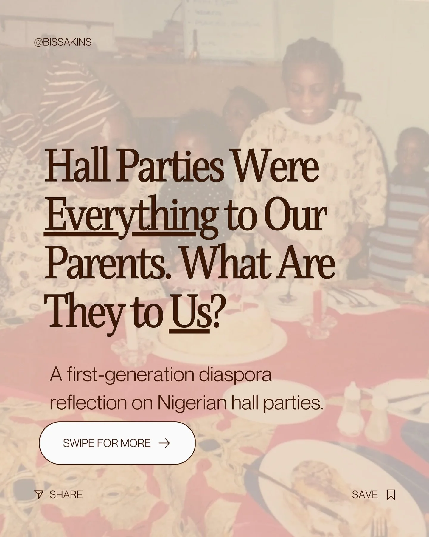 Excerpts from my latest Substack essay ✍🏾 

Hall parties really meant more to our parents than I ever realised and I think this piece helped me understand why 🥹

Would love to know what you think 🙇🏾&zwj;♀️

P.S. My first BBC Radio 4 documentary, 