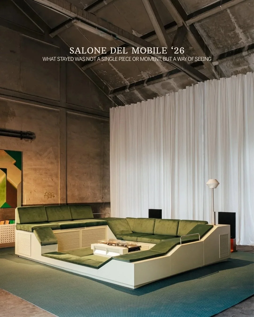 Salone del Mobile unfolded across #Milan, extending well beyond the Rho fairgrounds into spaces that felt more lived-in than staged. 

Bringing together visitors from over 160 countries, the 2026 edition of the annual furniture fair presented a visio