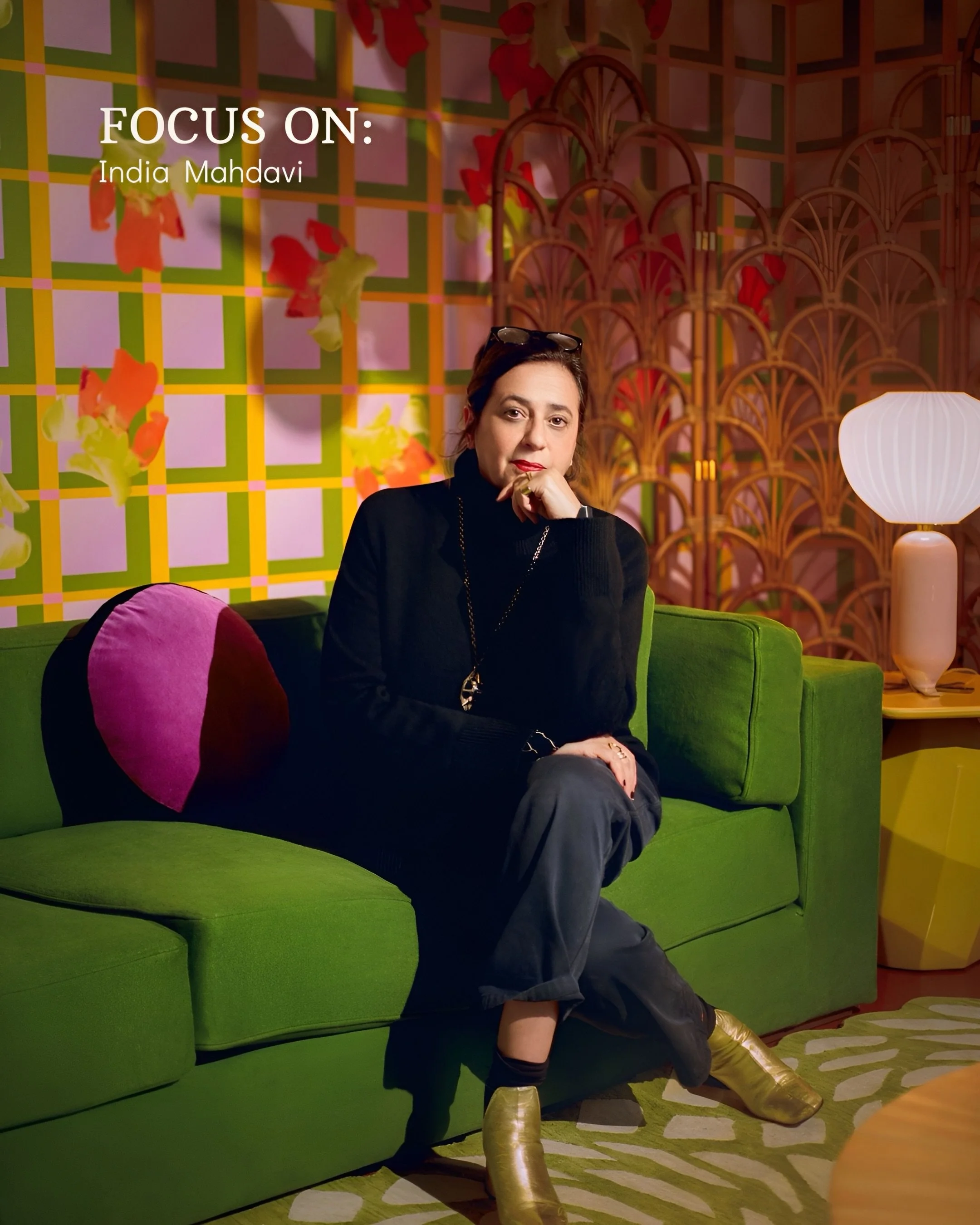 India Mahdavi has developed a design language where colour and proportion work as one.
 
Her interiors are expressive yet balanced, with colour introduced thoughtfully rather than in excess. Across furniture, hospitality, and residential projects, he