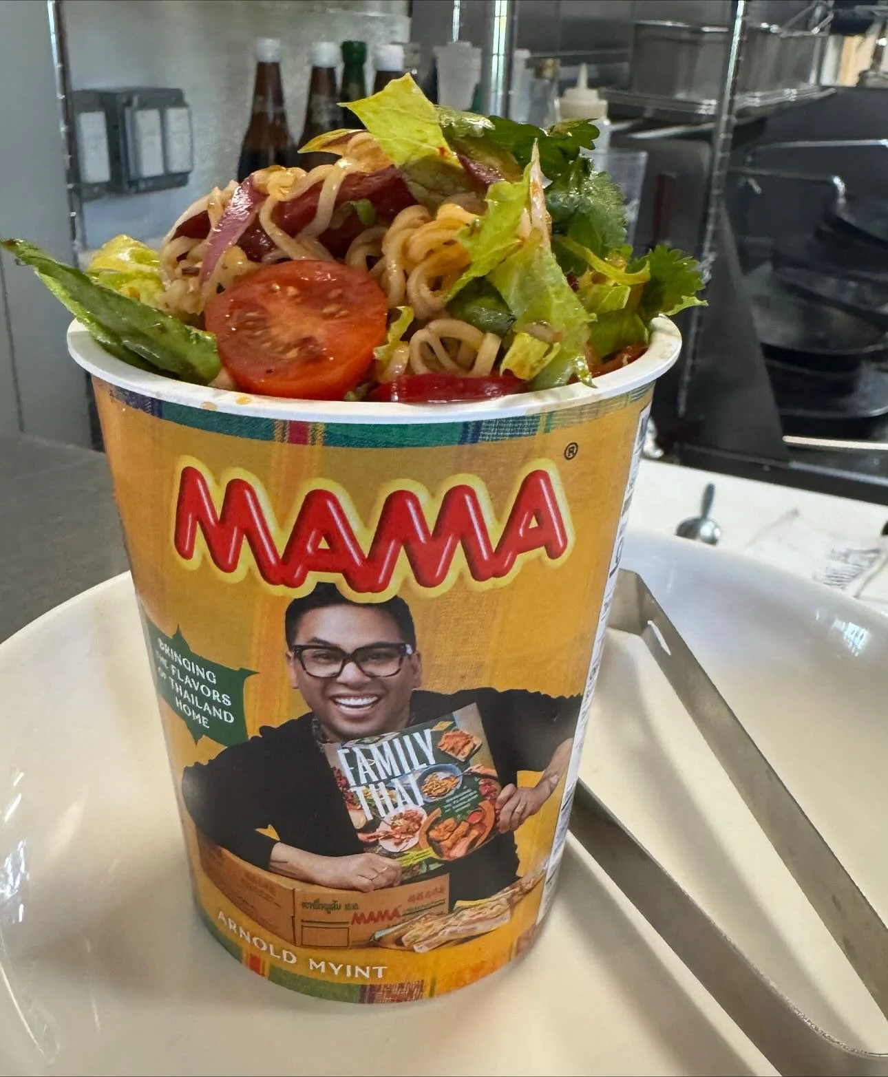 &ldquo;Yum&rdquo; is a Thai style salad
And when you combine Yum Mama (page 202) with  Yum Hot Dog (page 208) from my cookbook Family Thai, it&rsquo;s a pure trip down memory lane. Yes, these recipes are a thing and yes, it&rsquo;s so freaking good. 