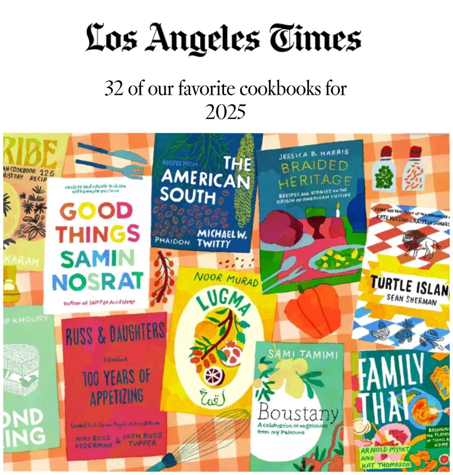 🙏🏼 LA Times : Family Thai 🙏🏼
&ldquo;The best cookbooks of 2025 inspired us to return to the kitchen again and again. They brought us not only inspiration and deliciousness but solace, beauty, delight and a sense of home in a challenging year, esp
