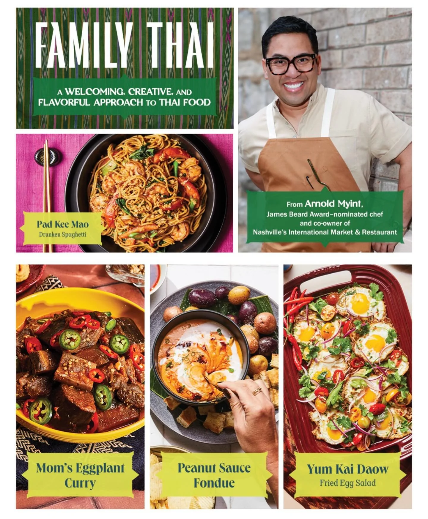 Happy AAPI Heritage Month. 
Family Thai is an homage to my mother and Nashville community I grew up in. It was also a great source of heeling and self discovery.  I&rsquo;m so grateful for this opportunity and for being seen by my publishers @abramsb