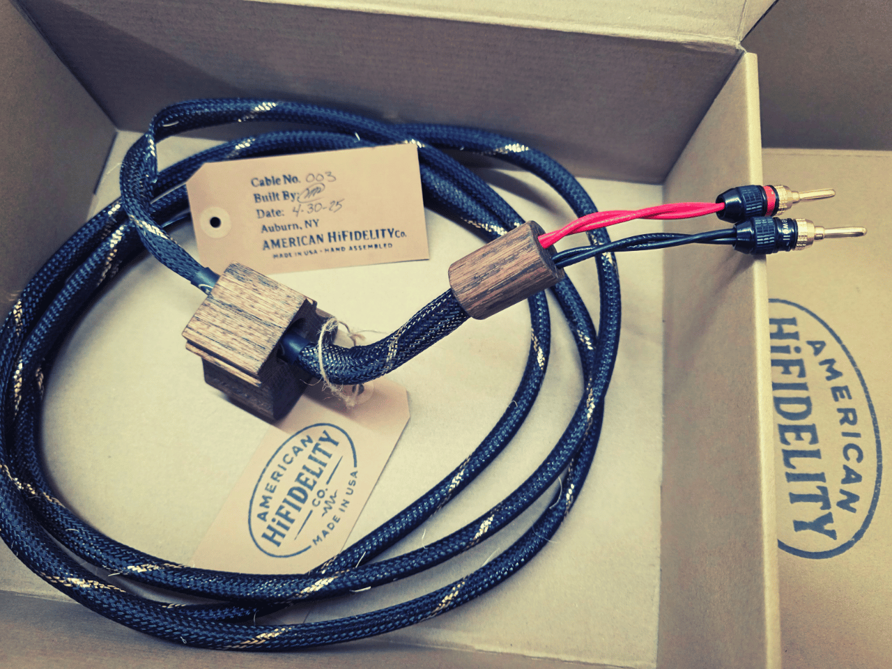 American HiFidelity Cable Riser in box