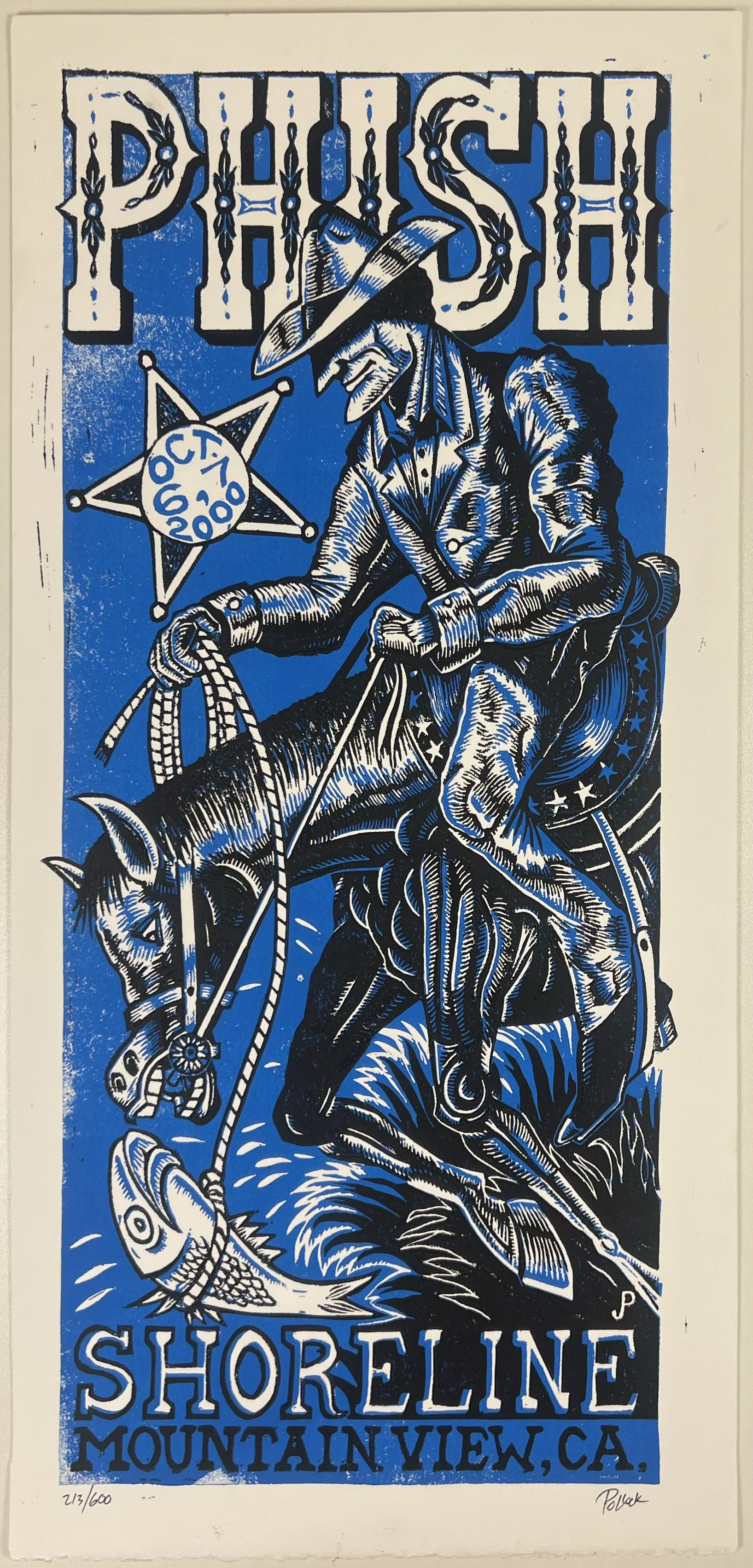 Phish Poster - Mountain View - October 6-7, 2000